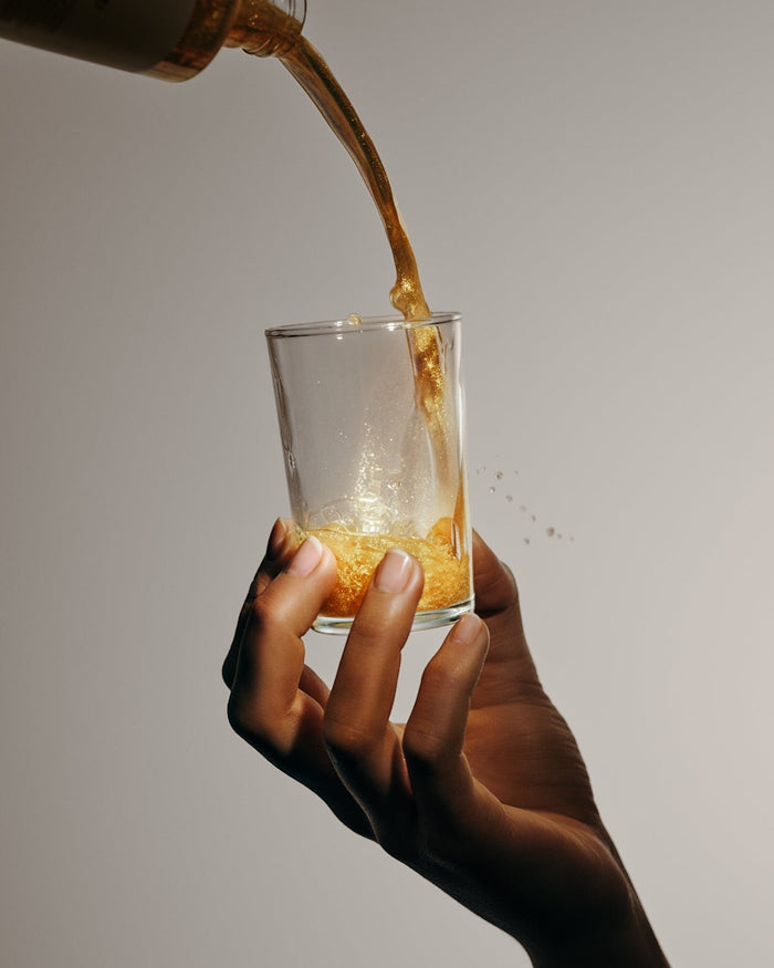 24K Gold Particles Menthol Mouthwash