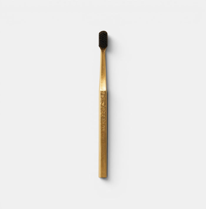 24K Gold Plated Bristles Toothbrush