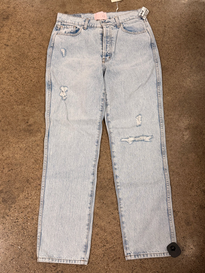 Jeans Wide Leg By Clothes Mentor In Blue Denim, Size:12