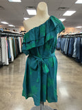 Dress Casual Short By Ann Taylor In Green, Size:M