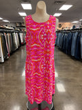 Dress Casual Short By Jude Connally In Orange & Pink, Size:L