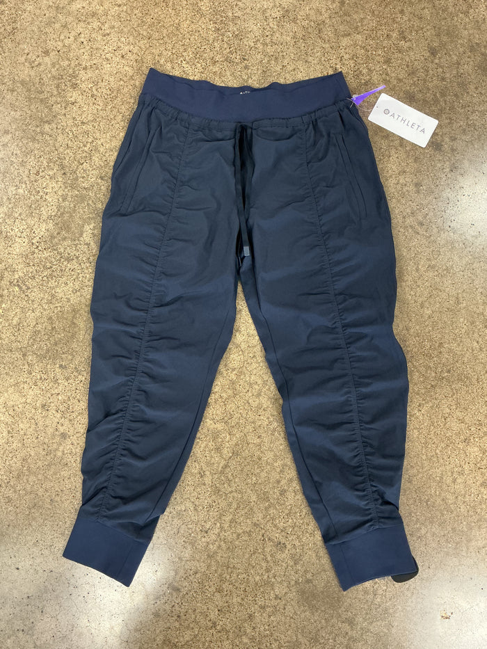 Athletic Pants By Athleta In Navy, Size:10P