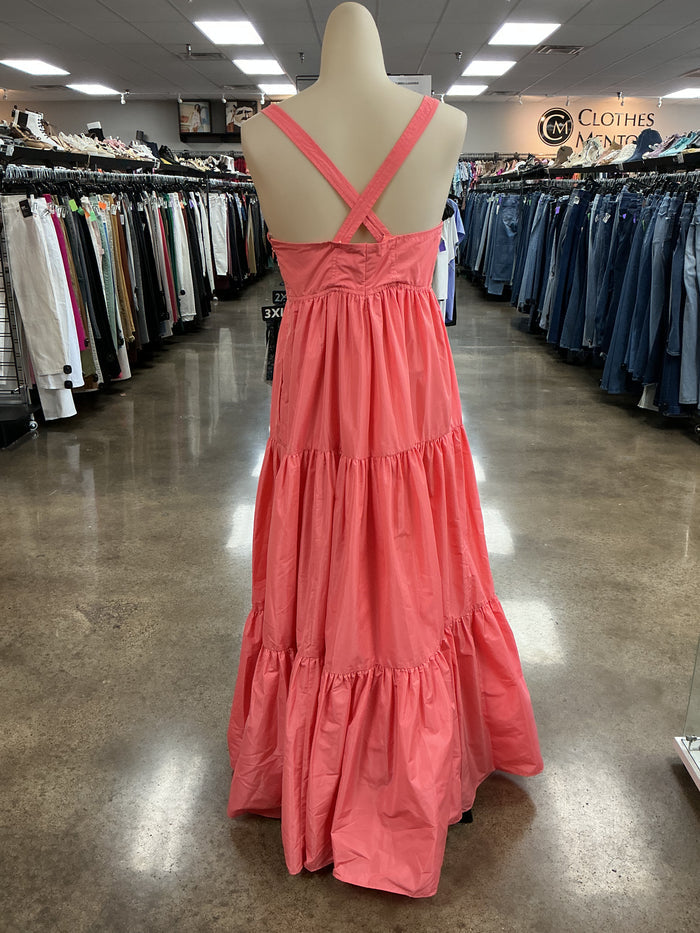 Dress Casual Maxi By J. Crew In Pink, Size:6