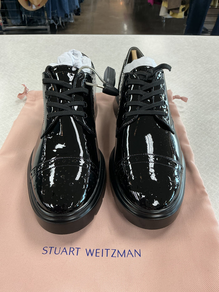 Shoes Designer By Stuart Weitzman In Black, Size:9