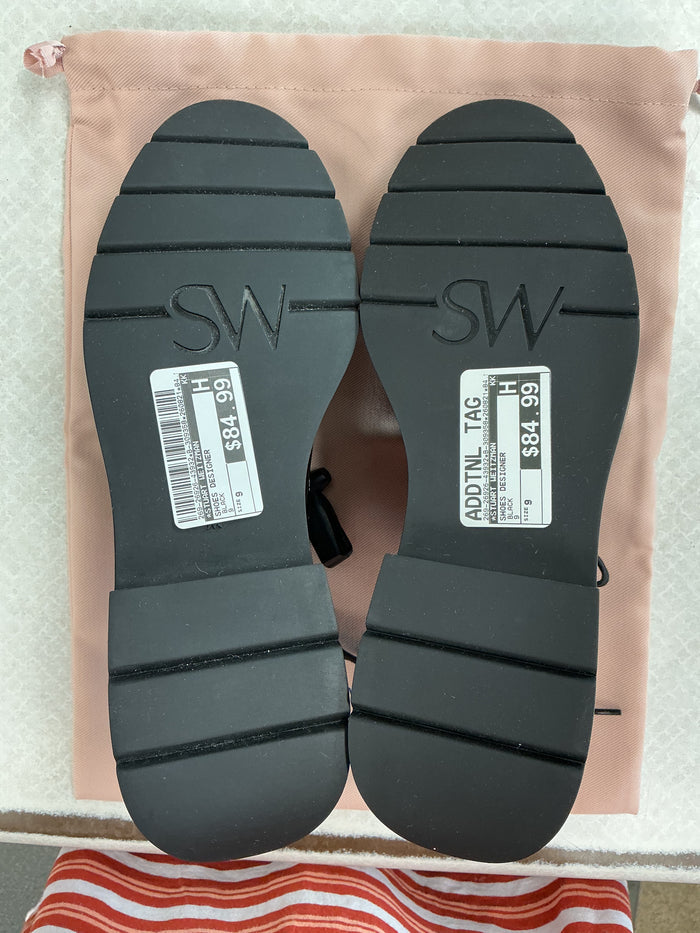 Shoes Designer By Stuart Weitzman In Black, Size:9