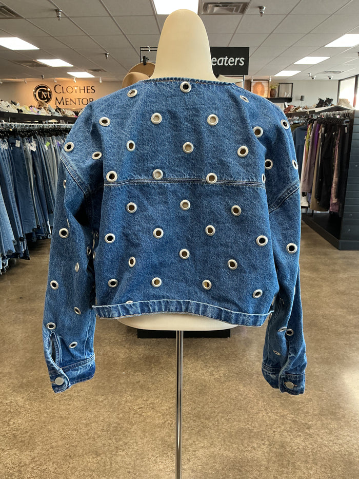 Jacket Denim By Blanknyc In Blue Denim, Size:S