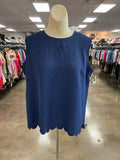 Top Sleeveless By Coco And Carmen In Navy, Size:S