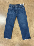 Jeans Straight By Hudson In Blue Denim, Size:8