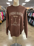 Sweatshirt Crewneck By Clothes Mentor In Brown, Size:S