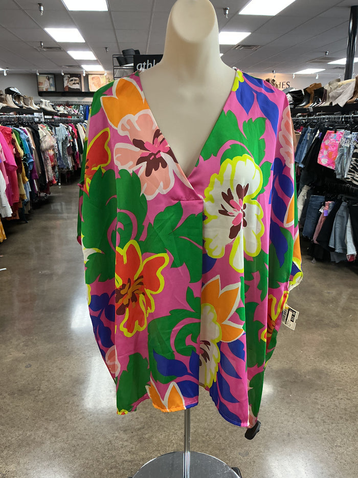 Top Ss By Entro In Floral Print, Size:M