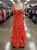 Dress Casual Maxi By Taylor In Orange & Red, Size:S