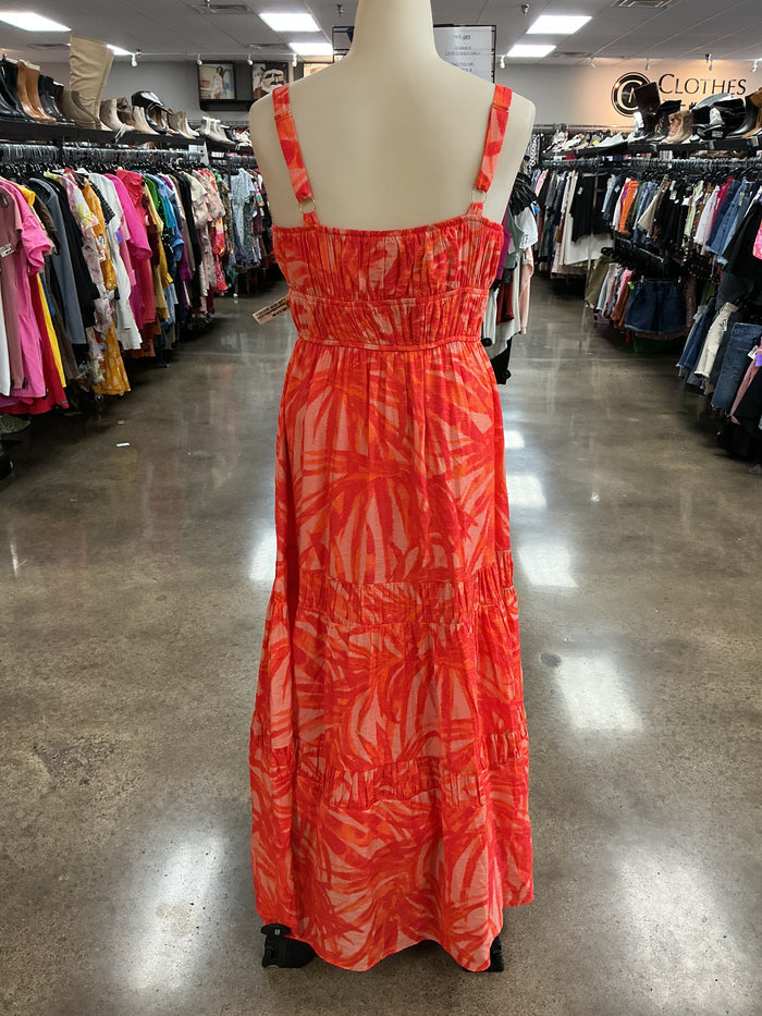 Dress Casual Maxi By Taylor In Orange & Red, Size:S