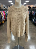 Sweater By Free People In Tan, Size:M
