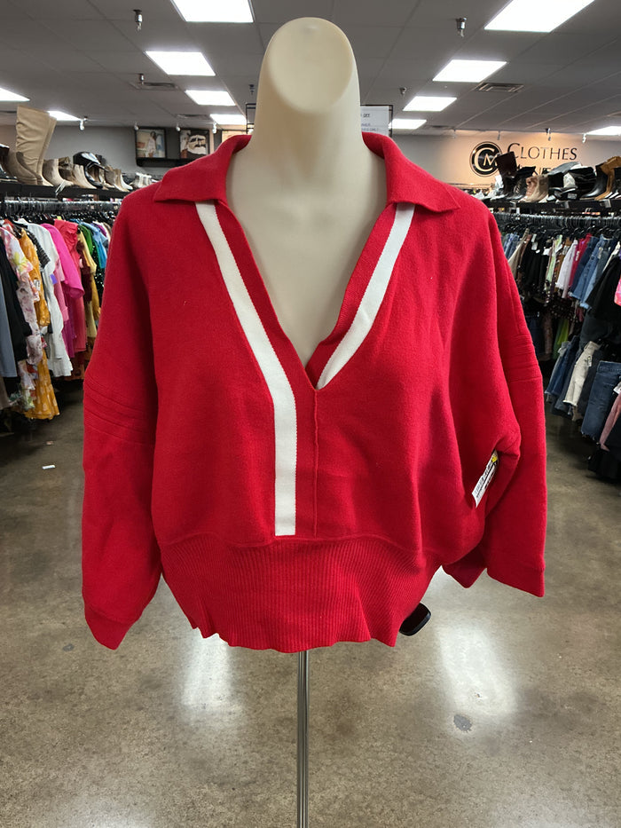 Sweater By Like Love In Red, Size:L