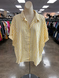 Top Ss By Day + Moon In Striped Pattern, Size:M