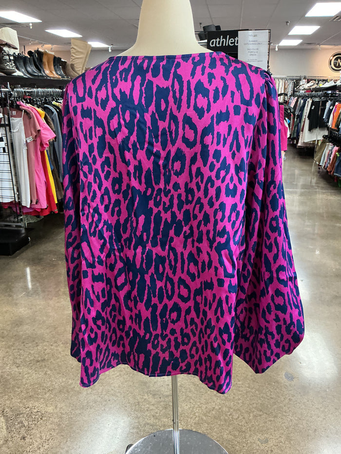 Top Ls By Eesome In Blue & Purple, Size:L