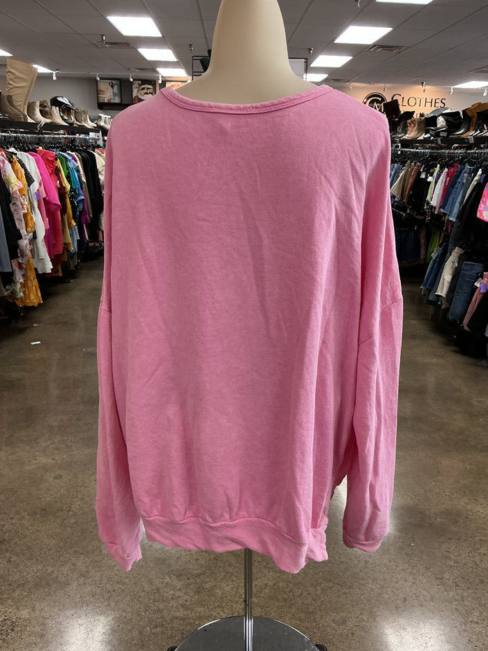 Top Ls By Fantastic Fawn In Pink, Size:L