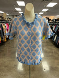 Sweater Ss By So Me In Blue & Pink, Size:Xl