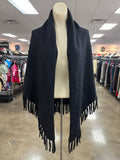 Shawl By Clothes Mentor In Black, Size:Osfm