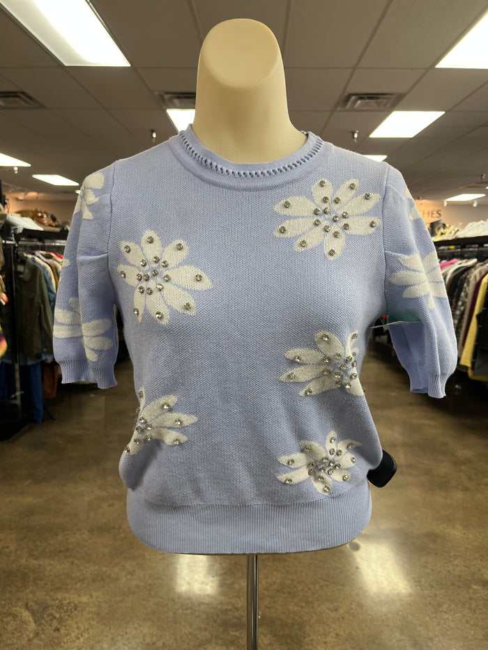 Top Ss By Nanette By Nanette Lepore In Blue, Size:Xs