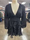 Dress Party Short By Clothes Mentor In Black, Size:Xs