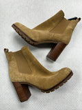 Boots Designer By Tory Burch In Tan, Size:8