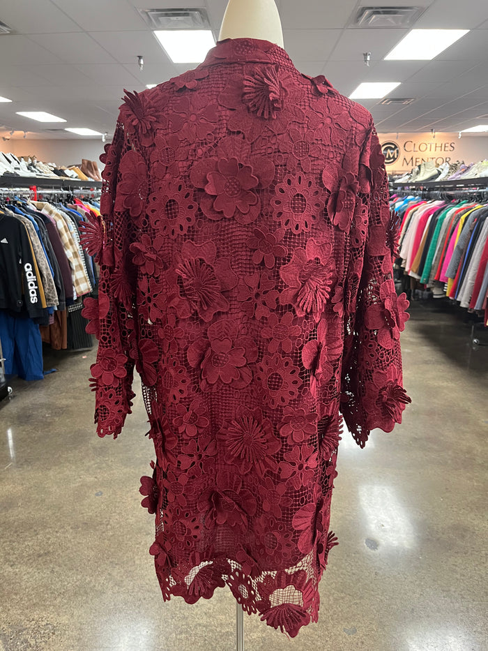 Dress Casual Short By J.Marie In Maroon, Size:S
