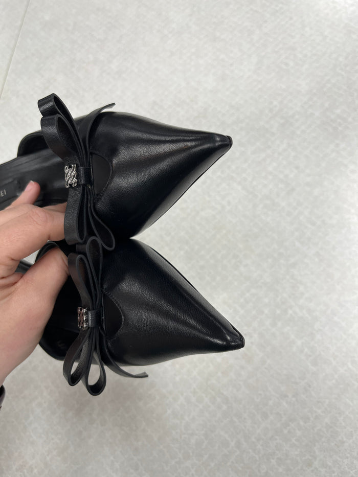 Shoes Heels Kitten By Casadei In Black, Size:6.5