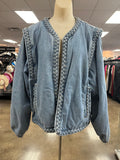 Jacket Denim By A Loves A In Blue Denim, Size:Xl
