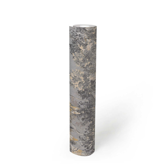 Abstract Garden Wallpaper - Grey