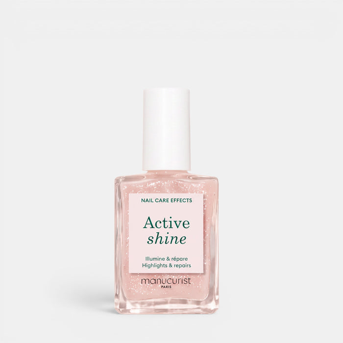 Shop Rescue Spa Active Shine Opal pearly beige nail polish bottle with strengthening treatment and luminous finish