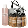 Airbrush complete system with cosmetics used in funeral service operations, from lynch supply