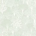 Alice Wallpaper - Vert D'eau Blanc