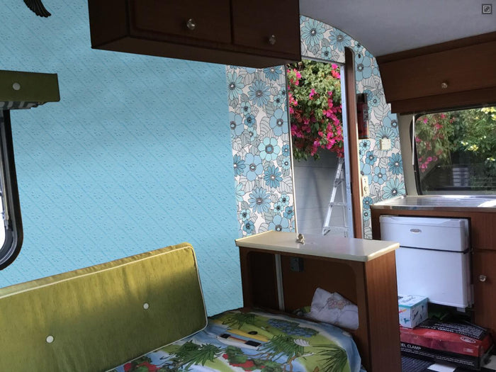 Amber Anagalypta Wallpaper - Caravan