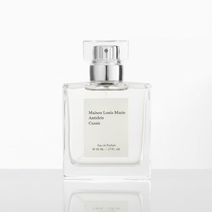 Shop Rescue Spa Antidris Cassis Eau de Parfum, a unisex fruity and green fragrance with notes of black currant, rose, oakmoss, and musk.