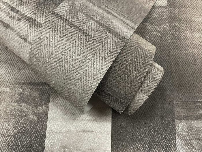 Aoraki Glass Bead Wallpaper - Grey - Taupe - Discontinuing