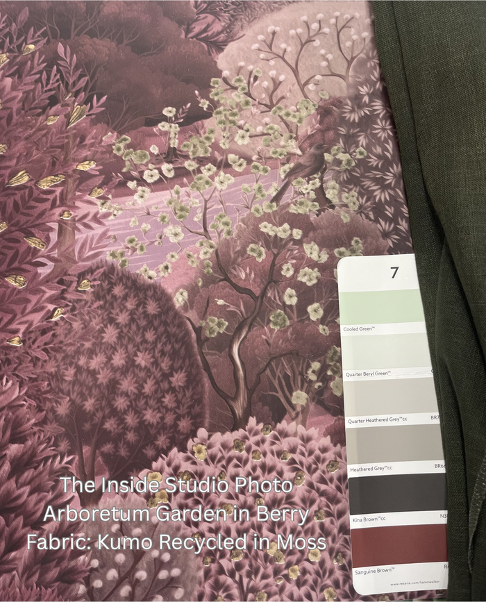 Arboretum Garden Wallpaper – Berry