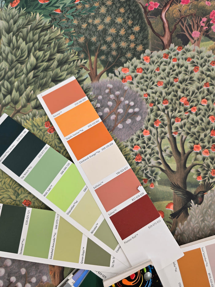 Arboretum Garden Wallpaper – Green