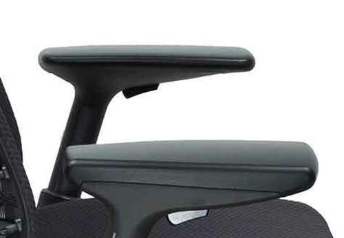 Replacement armpads for Herman Miller Embody chair by Office Logix Shop, black finish