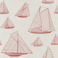 Armada Boat Wallpaper - Rouge - Discontinuing