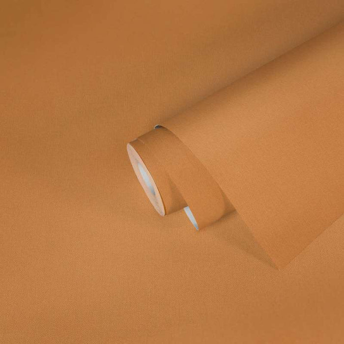 Art of Eden Plain Coordinate Wallpaper - Mandarin Orange