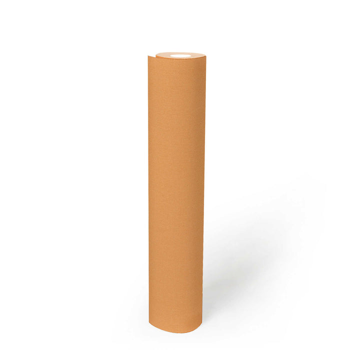 Art of Eden Plain Coordinate Wallpaper - Mandarin Orange