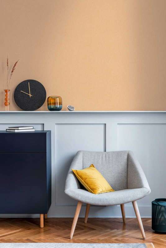Art of Eden Plain Coordinate Wallpaper - Pale Orange