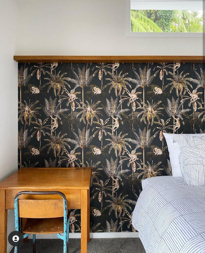 Ateles Spider Monkey Wallpaper – Black