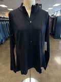 Athletic Jacket By Athleta In Black, Size:L