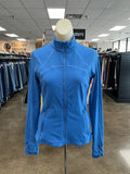 Athletic Jacket By Shein In Blue, Size:L