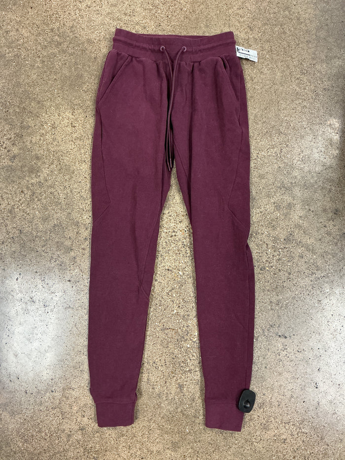 Athletic Pants By Alphalete In Maroon, Size:S