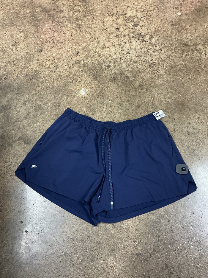Athletic Shorts By Fabletics In Navy, Size:Xxl