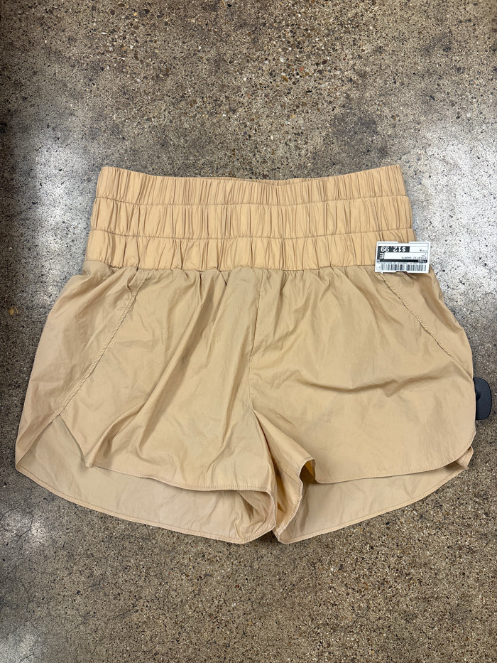 Athletic Shorts By Tcec In Tan, Size:M