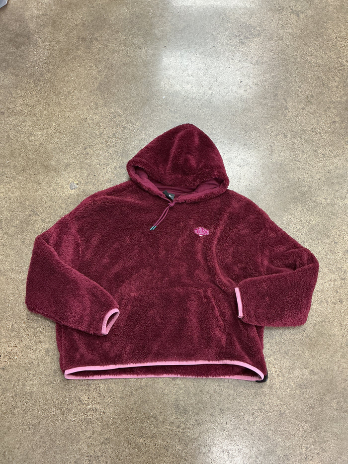 Athletic Sweatshirt Hoodie By Nike Apparel In Red, Size:Xl